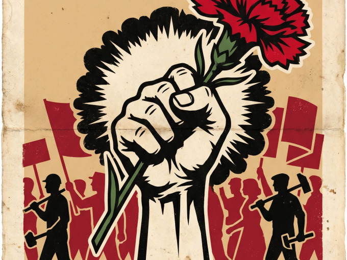Saudação ao Dia 25 de abril e ao 1.º de maio