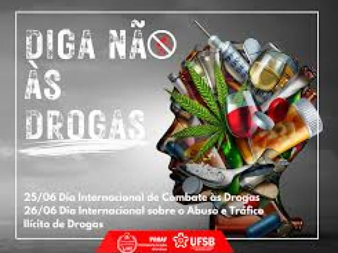 26 de junho - Dia Internacional da Luta Contra o Uso e Tráfico Ilícito de Droga