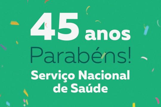 Saudar o 45.º Aniversário do SNS